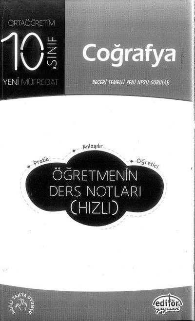 COĞRAFYA ÖĞRETMENİN DERS NOTLARI (HIZLI) Panda Fotokopi & Baskı Merkezi
