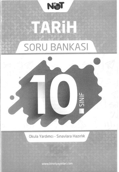TARİH SORU BANKASI Panda Fotokopi & Baskı Merkezi