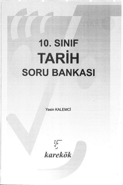 TARİH SORU BANKASI Panda Fotokopi & Baskı Merkezi