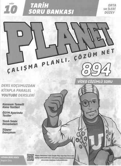 TARİH SORU BANKASI PLANET ÇALIŞMA PLANLI ÇÖZÜM NET Panda Fotokopi & Baskı Merkezi
