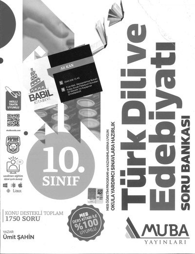 TÜRK DİLİ VE EDEBİYATI SORU BANKASI