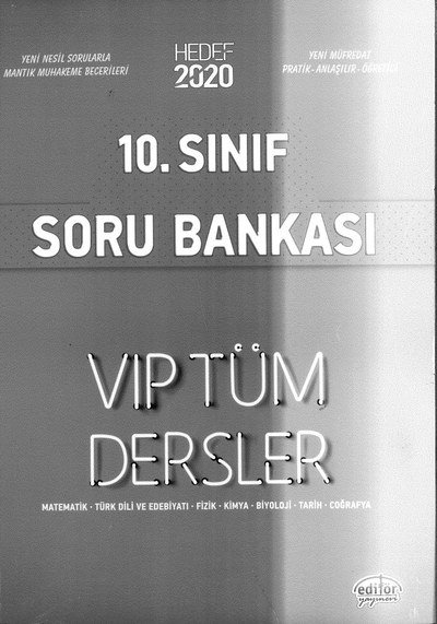 SORU BANKASI VIP TÜM DERSLER Panda Fotokopi & Baskı Merkezi