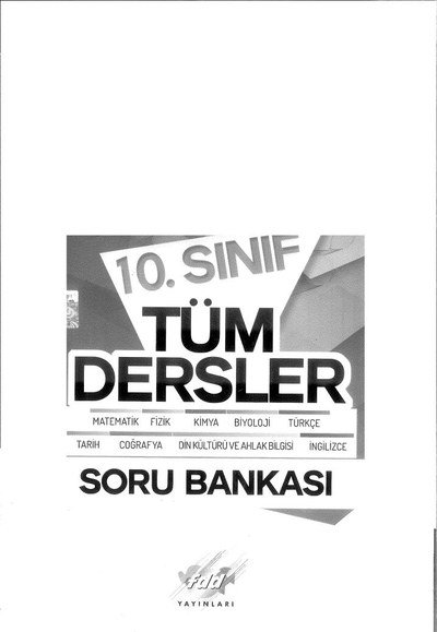 TÜM DERSLER SORU BANKASI Panda Fotokopi & Baskı Merkezi