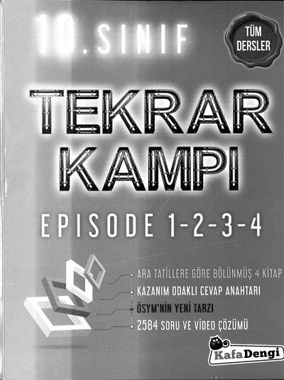 TÜM TEKRAR KAMPI EPISODE 1-2-3-4 Panda Fotokopi & Baskı Merkezi