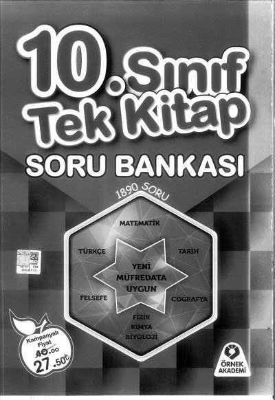 TEK KİTAP SORU BANKASI Panda Fotokopi & Baskı Merkezi
