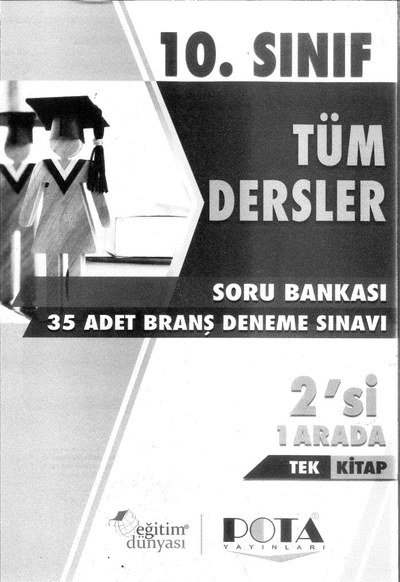 TÜM DERSLER SORU BANKASI 35 ADET BRANŞ DENEME SINAVI 2'Sİ 1 ARADA TEK KİTAP Panda Fotokopi & Baskı Merkezi