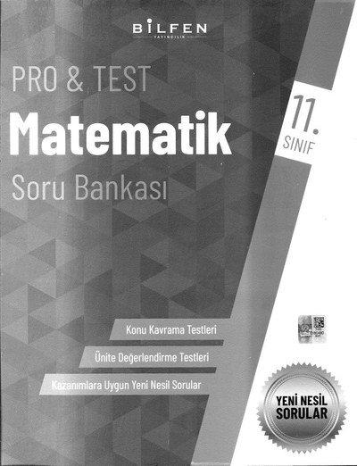PRO & TEST MATEMATİK SORU BANKASI Panda Fotokopi & Baskı Merkezi
