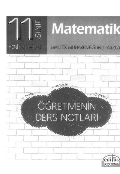 MATEMATİK MANTIK MUHAKEME SORU TARZLARI ÖĞRETMENİN DERS NOTLARI