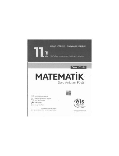 MATEMATİK DERS ANLATIM FÖYÜ Panda Fotokopi & Baskı Merkezi