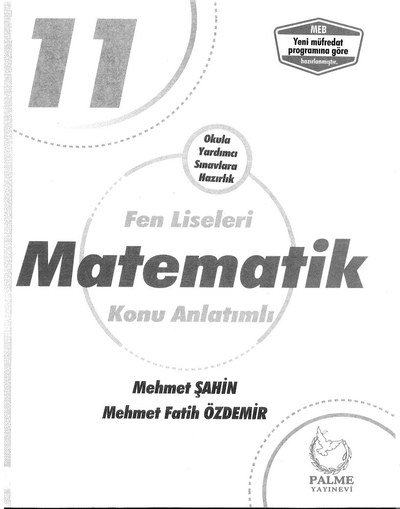 FEN LİSELERİ MATEMATİK KONU ANLATIMLI