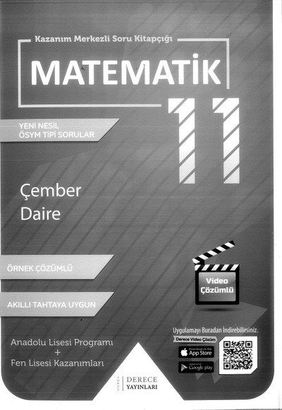 MATEMATİK YENİ NESİL SORULAR ÇEMBER DAİRE Panda Fotokopi & Baskı Merkezi