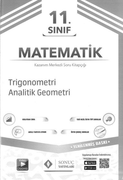 MATEMATİK SOUR KİTAPÇIĞI TRİGONOMETRİ ANALİTİK GEOMETRİ Panda Fotokopi & Baskı Merkezi