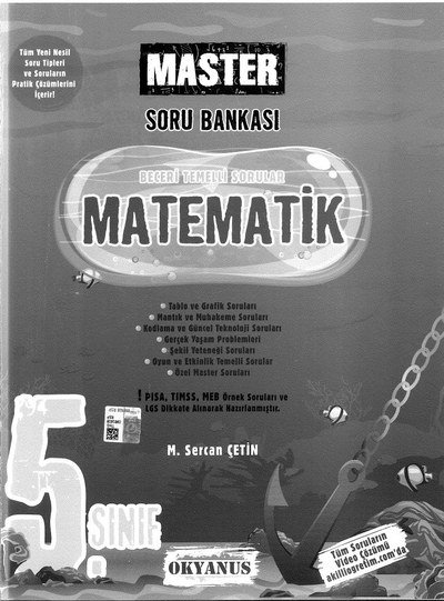 MASTER MATEMATİK SORU BANKASI Panda Fotokopi & Baskı Merkezi