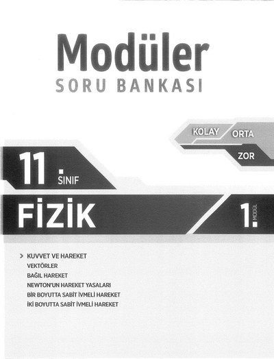MODÜLER SORU BANKASI FİZİK Panda Fotokopi & Baskı Merkezi