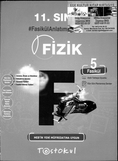 FİZİK FASİKÜL ANLATIM KİTABI Panda Fotokopi & Baskı Merkezi