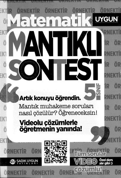 MATEMATİK MANTIKLI SONTEST Panda Fotokopi & Baskı Merkezi