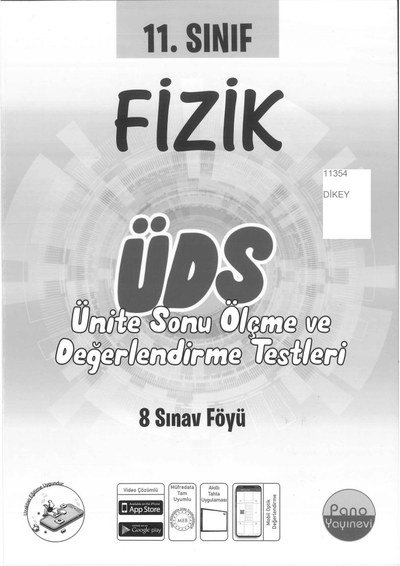 FİZİK ÜNİTE SONU ÖLÇME VE DEĞERLENDİRME TESTLERİ Panda Fotokopi & Baskı Merkezi