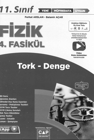 FİZİK 4. FASİKÜL TORK DENGE Panda Fotokopi & Baskı Merkezi