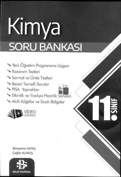 KİMYA SORU BANKASI
