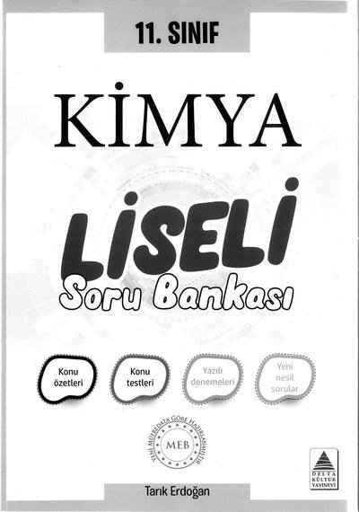 KİMYA LİSELİ SORU BANKASI