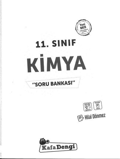 KİMYA SORU BANKASI Panda Fotokopi & Baskı Merkezi