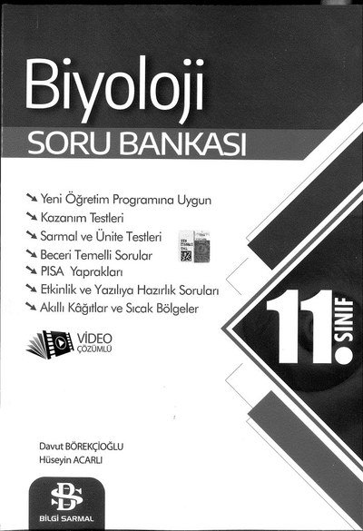 BİYOLOJİ SORU BANKASI Panda Fotokopi & Baskı Merkezi
