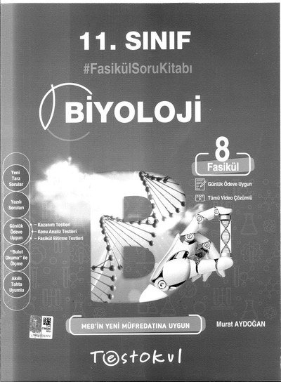 BİYOLOJİ FASİKÜL SORU KİTABI Panda Fotokopi & Baskı Merkezi
