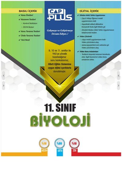 BİYOLOJİ SORU BANKASI Panda Fotokopi & Baskı Merkezi