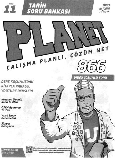 TARİH SORU BANKASI PLANET ÇALIŞMA PLANLI ÇÖZÜM NET Panda Fotokopi & Baskı Merkezi