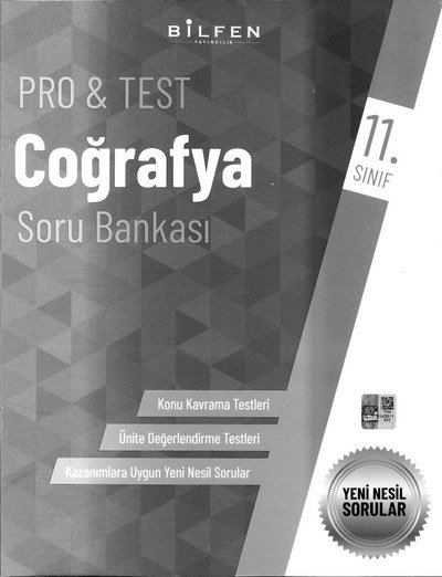 PRO & TEST COĞRAFYA SORU BANKASI Panda Fotokopi & Baskı Merkezi