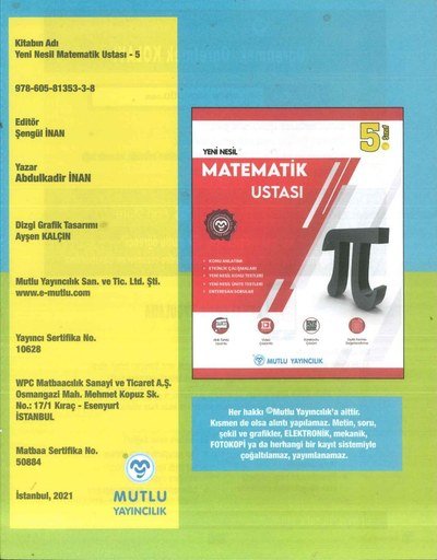 MATEMATİK USTASI Panda Fotokopi & Baskı Merkezi