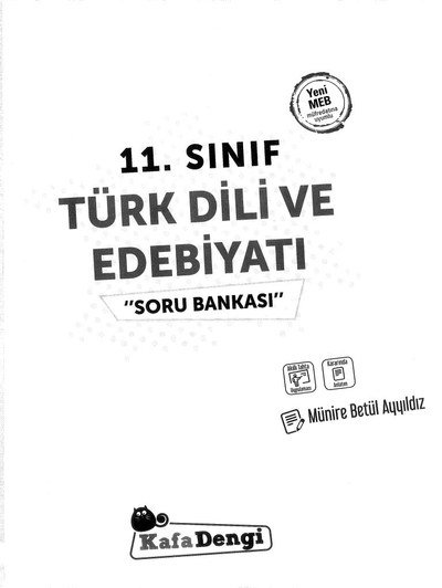 TÜRK DİLİ VE EDEBİYATI SORU BANKASI Panda Fotokopi & Baskı Merkezi