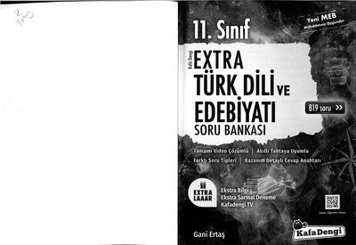 EXTRA TÜRK DİLİ VE EDEBİYATI SORU BANKASI Panda Fotokopi & Baskı Merkezi