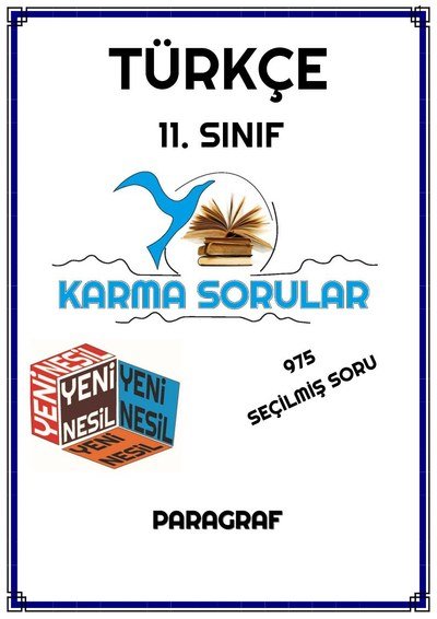 TÜRKÇE 975 SEÇİLMİŞ SORU PARAGRAF Panda Fotokopi & Baskı Merkezi