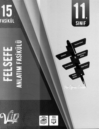 FELSEFE ANLATIM FASİKÜLÜ 15 FASİKÜL Panda Fotokopi & Baskı Merkezi