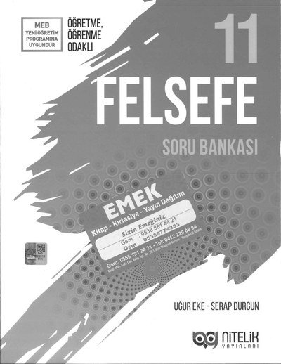 FELSEFE SORU BANKASI Panda Fotokopi & Baskı Merkezi