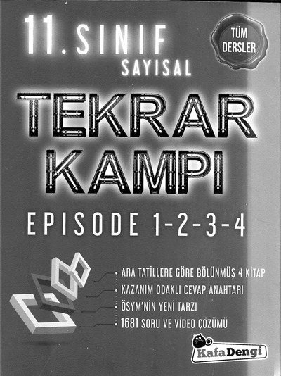 SAYISAL TEKRAR KAMPI EPISODE 1-2-3-4 Panda Fotokopi & Baskı Merkezi