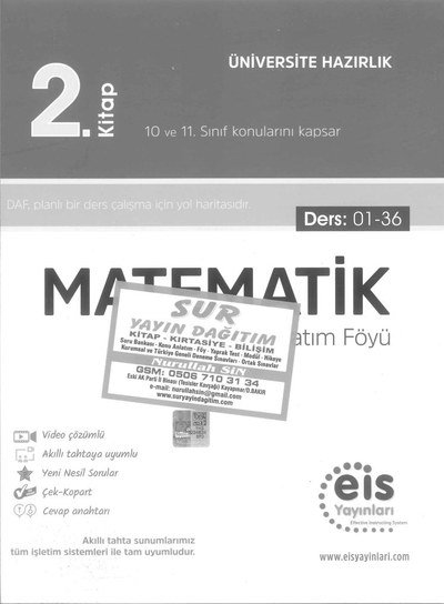 MATEMATİK DERS ANLATIM FÖYÜ 2. KİTAP Panda Fotokopi & Baskı Merkezi