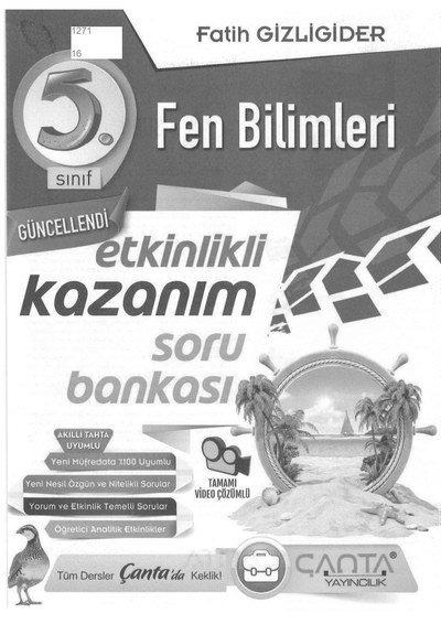 FEN BİLİMLERİ SORU BANKASI Panda Fotokopi & Baskı Merkezi