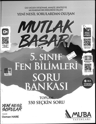 MUTLAK BAŞARI FEN BİLİMLERİ SORU BANKASI Panda Fotokopi & Baskı Merkezi