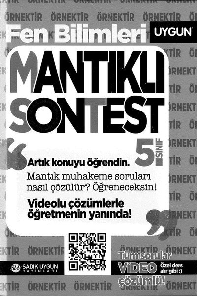 FEN BİLİMLERİ MANTIKLI SON TEST Panda Fotokopi & Baskı Merkezi