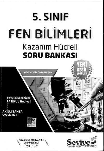 FEN BİLİMLERİ KAZANIM HÜCRELİ SORU BANKASI Panda Fotokopi & Baskı Merkezi