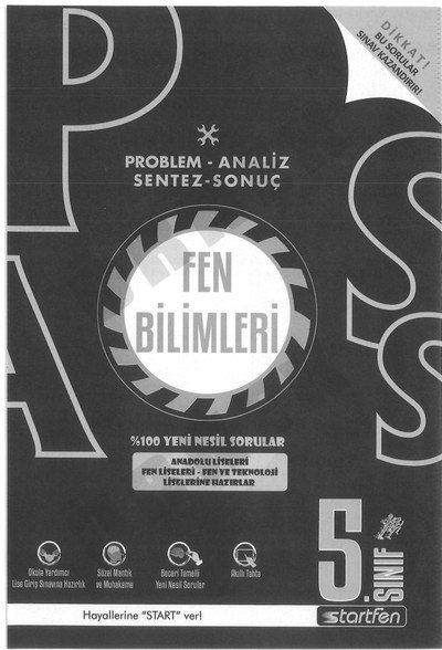 PROBLEM ANALİZ SENTEZ SONUÇ FEN BİLİMLERİ
