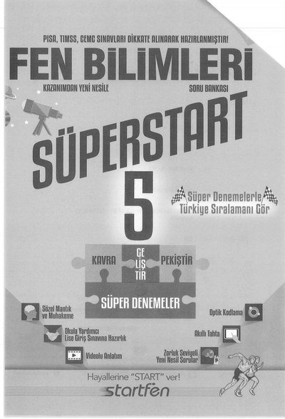 FEN BİLİMLERİ SÜPERSTART Panda Fotokopi & Baskı Merkezi