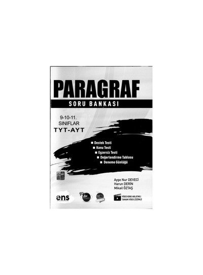 PARAGRAF SORU BANKASI TYT AYT Panda Fotokopi & Baskı Merkezi