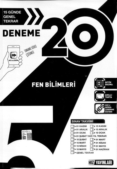 20 DENEME FEN BİLİMLERİ Panda Fotokopi & Baskı Merkezi