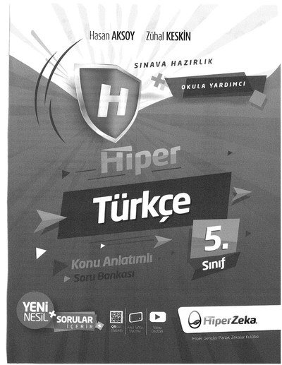 HİPER TÜRKÇE KONU ANLATIMLI SORU BANKASI Panda Fotokopi & Baskı Merkezi