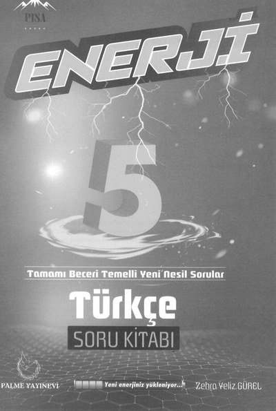 ENERJİ TÜRKÇE SORU KİTABI Panda Fotokopi & Baskı Merkezi
