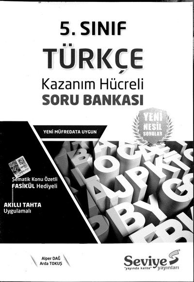 TÜRKÇE KAZANIM HÜCRELİ SORU BANKASI