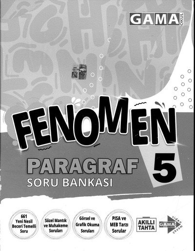 FENOMEN PARAGRAF SORU BANKASI Panda Fotokopi & Baskı Merkezi